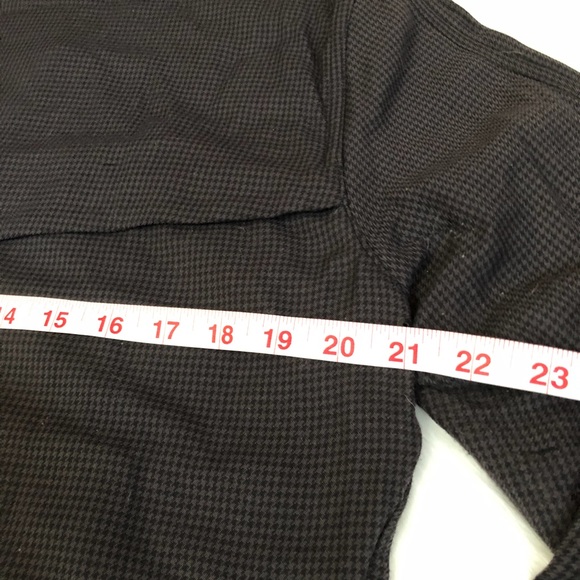 Lululemon Relay Jacket Houndstooth Swift Blck Sz L - Picture 7 of 8